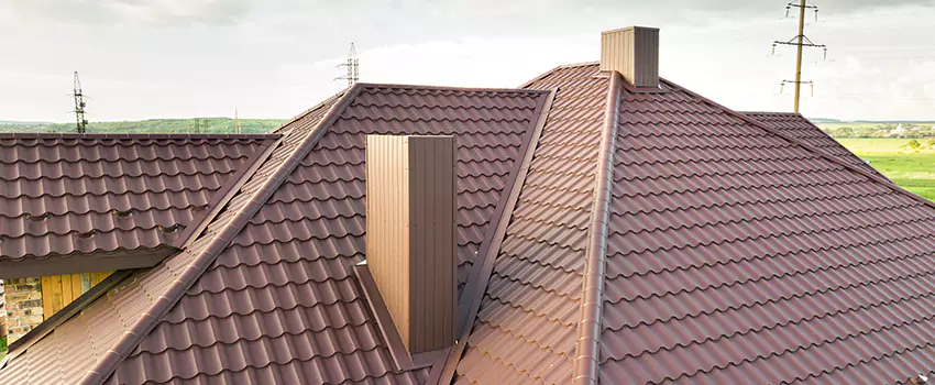 Residential Chimney Flashing Restoration in Lexington, MA
