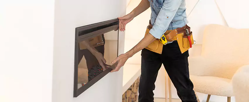 Metal Fireplace Installation in Lexington, Massachusetts